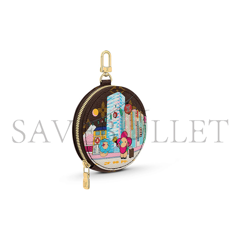 LOUIS VUITTON ROUND COIN PURSE MONOGRAM VIVIENNE M81634 (9*9*2cm)